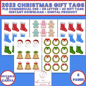 2023 Christmas Gift Tags - PLR Rights