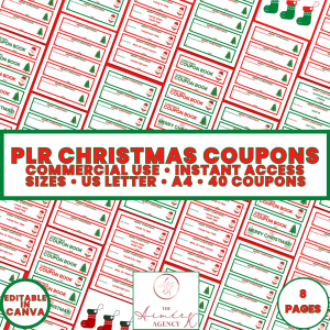 Christmas Coupons - PLR  Rights