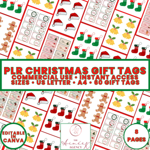 Christmas Gift Tags - PLR Rights