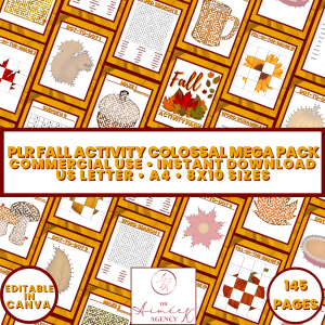 Fall Activity Colossal Mega Pack - PLR Rights