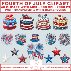 Fourth of July Clipart Pack
