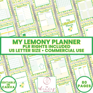 My Lemony Planner - PLR Rights