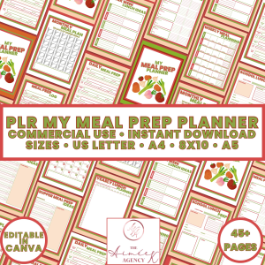 My Meal Prep Planner - PLR Rights