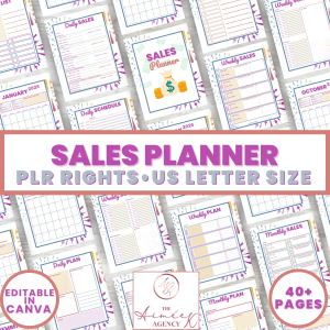 Sales Planner - PLR Rights