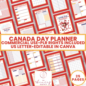 Canada Day Planner - PLR Rights