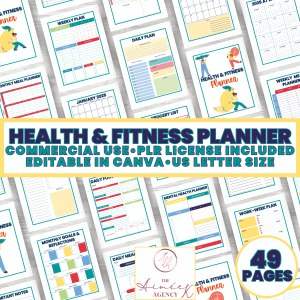 Health & Fitness Planner - PLR Rights