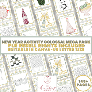 New Year Activity Colossal Mega Pack- PLR Resell Rights