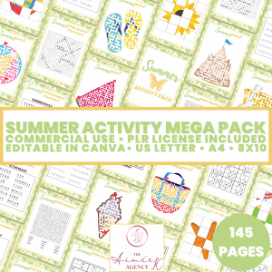 Summer Activity Mega Pack - PLR Rights