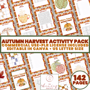 Autumn Harvest Activity Pack - PLR License