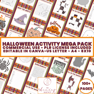 Halloween Activity Mega Pack - PLR License