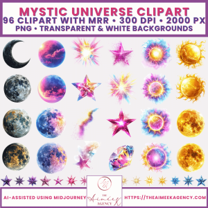 Mystic Universe Clipart Pack