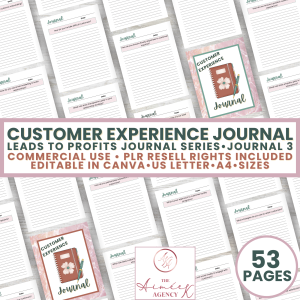 LTPJS3 - Customer Experience Journal - PLR Resell Rights