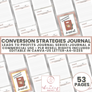 LTPJS4 - Conversion Strategies Journal - PLR Resell Rights