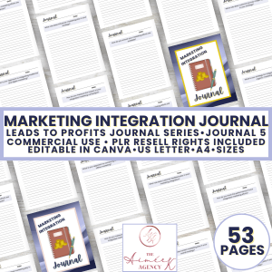 LTPJS5 - Marketing Integration Journal - PLR Resell Rights