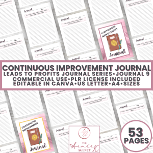 LTPJS9 - Continuous Improvement Journal - PLR License