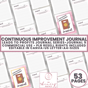 LTPJS9 - Continuous Improvement Journal - PLR Resell Rights