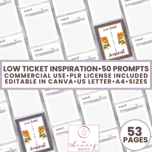 Low-Ticket Inspiration Journal - PLR License