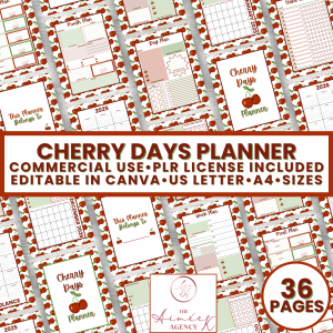 Cherry Days Planner - PLR License