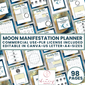 Moon Manifestation Planner - PLR License