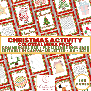 Christmas Activity Colossal Mega Pack - PLR Rights