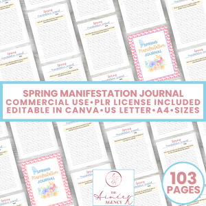 Spring Manifestation Journal - PLR License