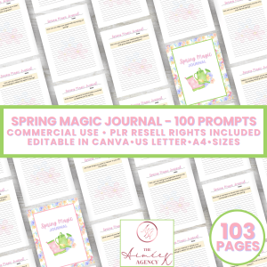 Spring Magic Journal - PLR Resell Rights