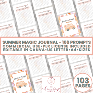 Summer Magic Journal - PLR License