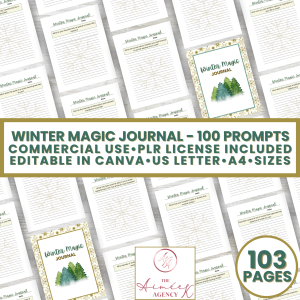 Winter Magic Journal - PLR License