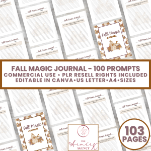 Fall Magic Journal - PLR Resell Rights