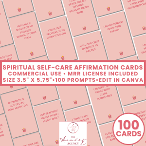 Spiritual Self-Care Affirmation Card Deck- MRR