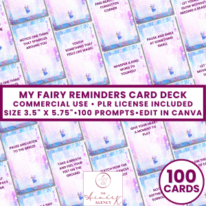 My Fairy Reminders Card Deck- PLR