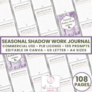Seasonal Shadow Work Journal- PLR