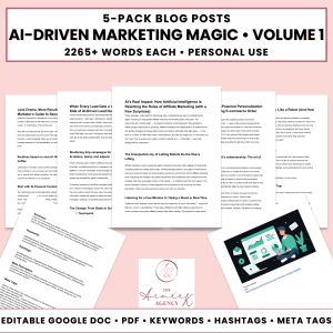 AI-Driven Marketing Magic Blog Post Pack V1- PU