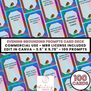 Evening Grounding Prompts Card Deck- MRR