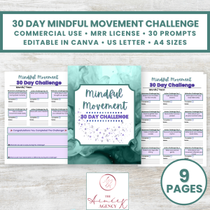 30 Day Mindful Movement Challenge- MRR