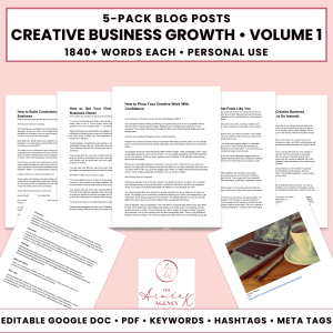 Creative Business Growth Blog Post Pack V1- PU