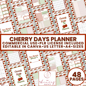 Cherry Days Planner- PLR