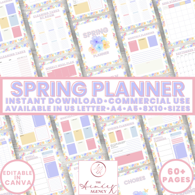 Spring Planner 2024-2025 - PLR Rights