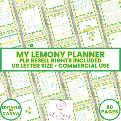 My Lemony Planner - PLR Resell Rights