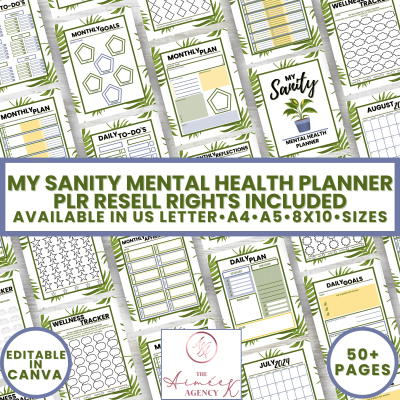 My Sanity Mental Health Planner - MRR License