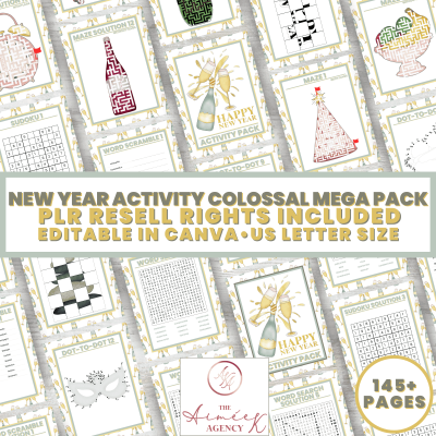 New Year Activity Colossal Mega Pack- PLR Resell Rights