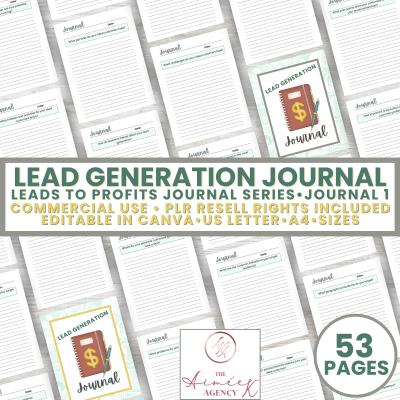 LTPJS1 - Lead Generation Journal - PLR Resell Rights