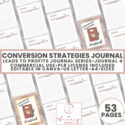 LTPJS4 - Conversion Strategies Journal - PLR License