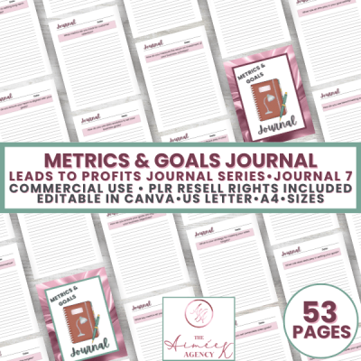 LTPJS7 - Metrics & Goals Journal - MRR License