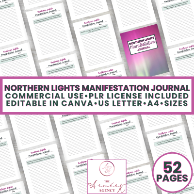 Northern Lights Manifestation Journal - PLR License