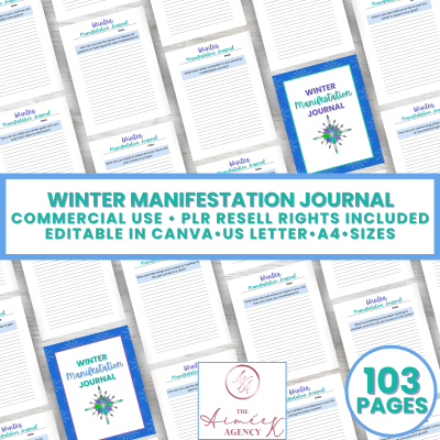 Winter Manifestation Journal - PLR Resell Rights