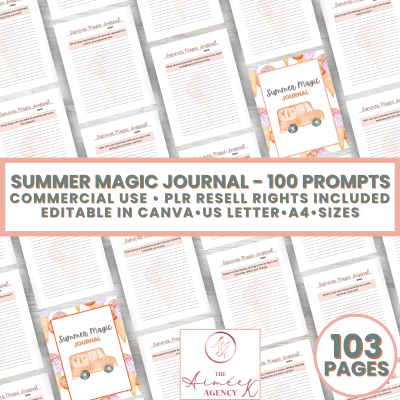 Summer Magic Journal - PLR Resell Rights