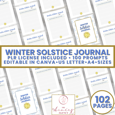 Winter Solstice Journal - PLR License