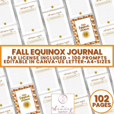 Fall Equinox Journal - PLR License