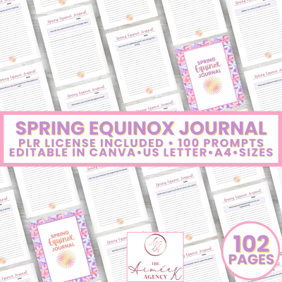 Spring Equinox Journal - PLR License